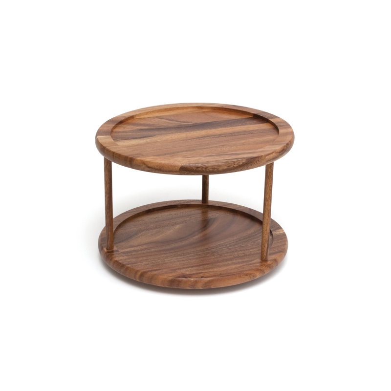 Ebern Designs Cypress TwoTier Lazy Susan & Reviews Wayfair